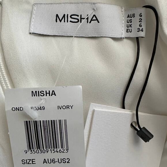 Misha Lotti Satin Jumpsuit Ivory - Picture 10 of 11